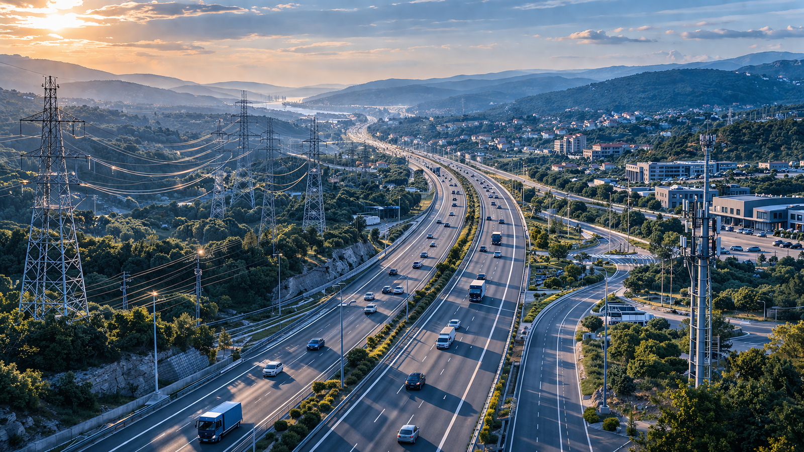Infrastrukturna mreža i prometnica u Hrvatskoj