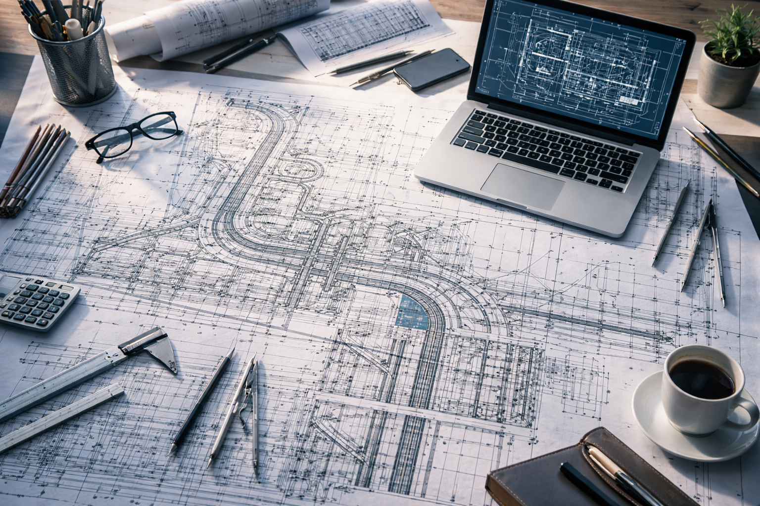 Plan javne rasvjete na projektantskom stolu
